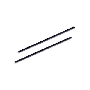 Straight Paper Straws 6x197mm (3 PLY)Black - 250/SLV